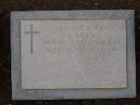 Struma Military Cemetery - Riley, E